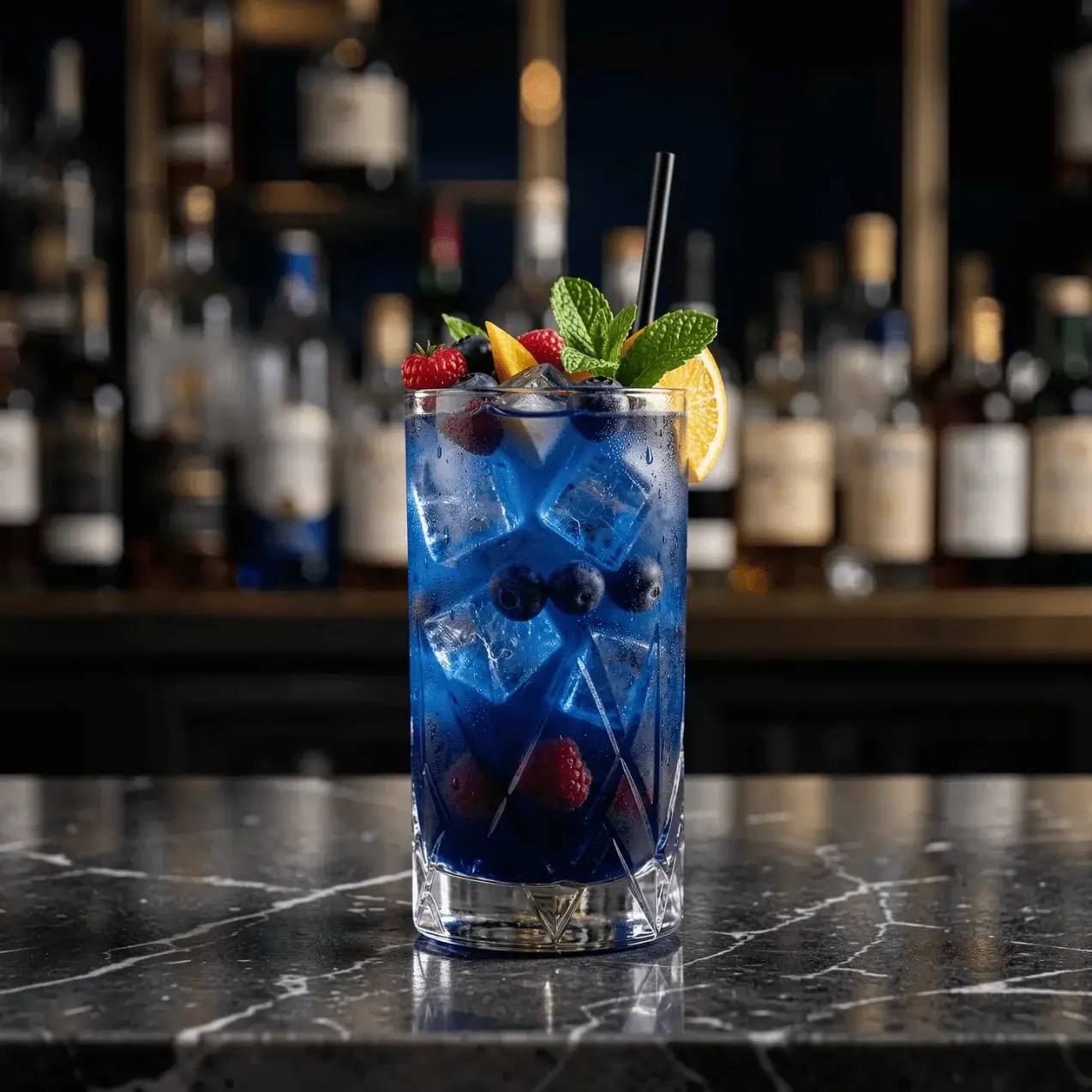 Premium mocktails Dhaka served in a garnished tall glass