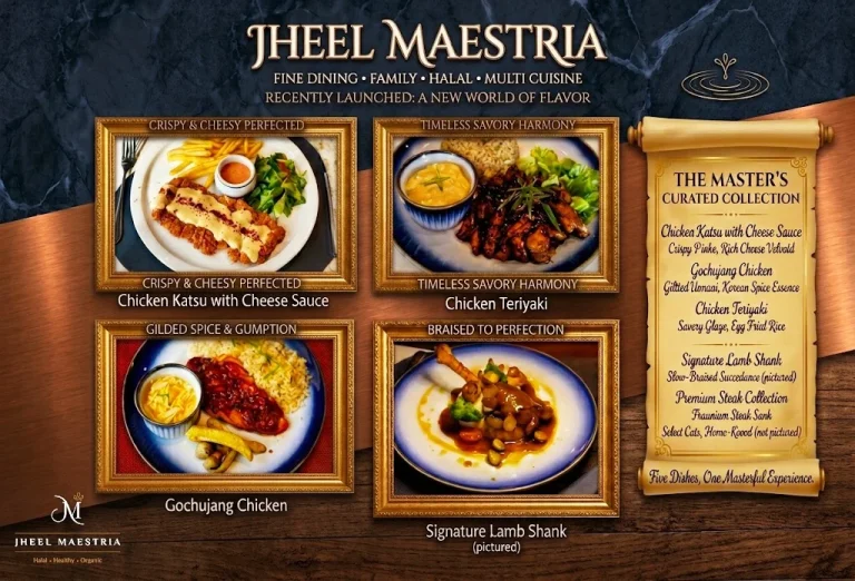New menu at Jheel Maestria featuring signature dishes